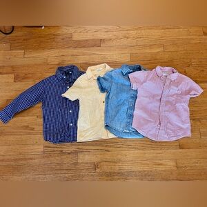 Lot of 4-5 T collared shirts